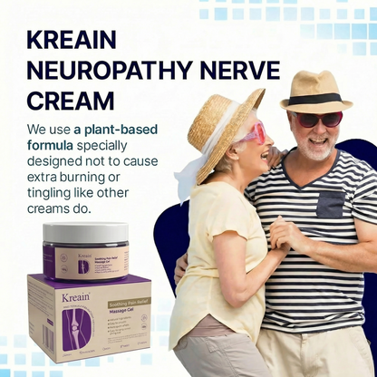 KREAIN Neuropathy Cream - Soothing Cream for Feet, Legs, Hands