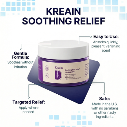 KREAIN Neuropathy Cream - Soothing Cream for Feet, Legs, Hands