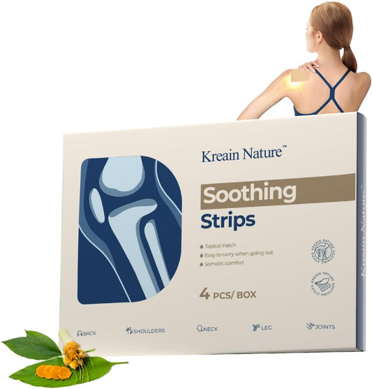 KREAIN Soothing Relief Strips for Joint & Muscle Comfort (4 Patches)